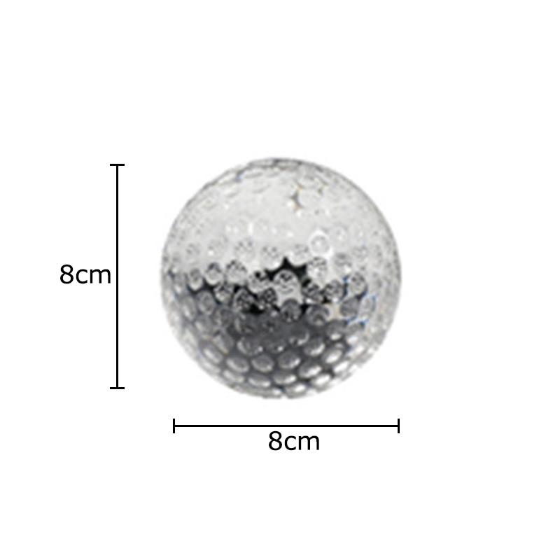 

Creative Transparent Golf Crystal Ball Crafts Ornaments Desk Decoration Crystal Golf Ball Artwork Sculpture Room Aesthetic Decor