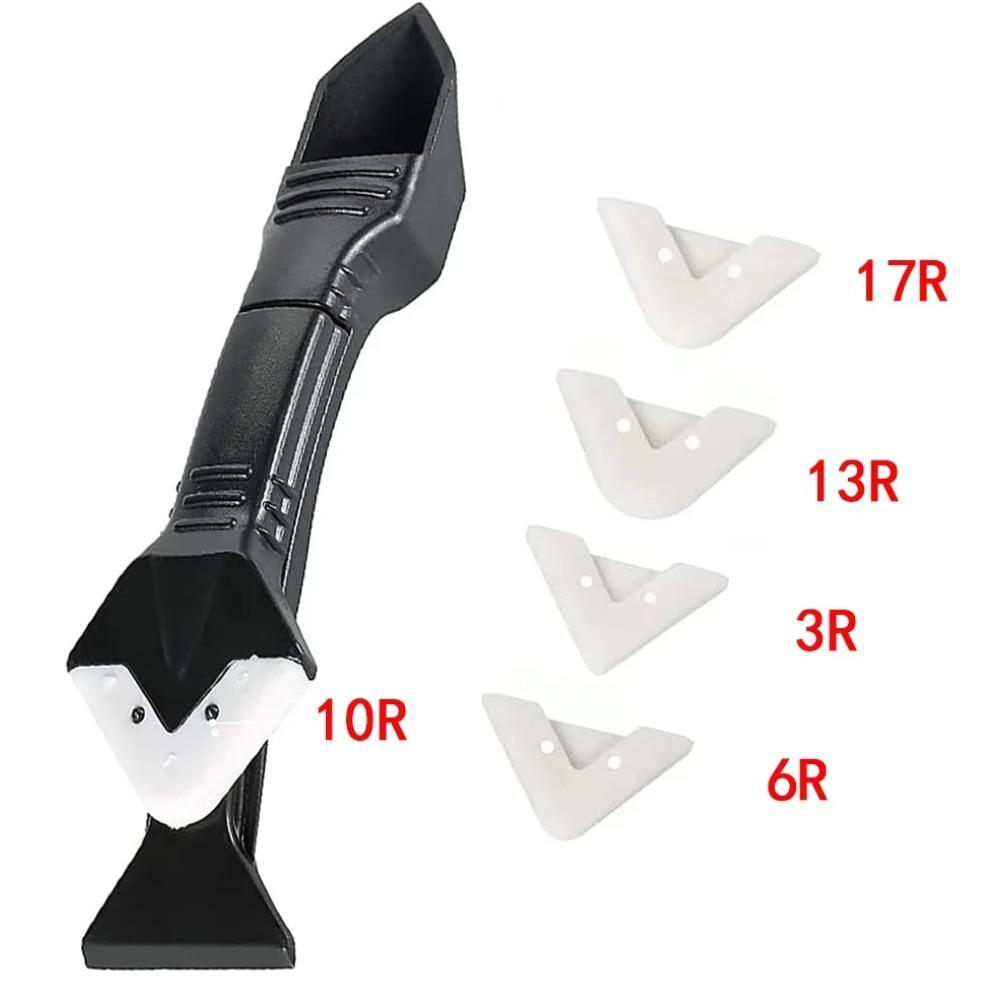 

5 in 1 Silicone Spatula Window Cleaning Tool Sealant Smooth Remover Squeegee Caulk Organizer Silicon Scraper Smooth Grout Kit