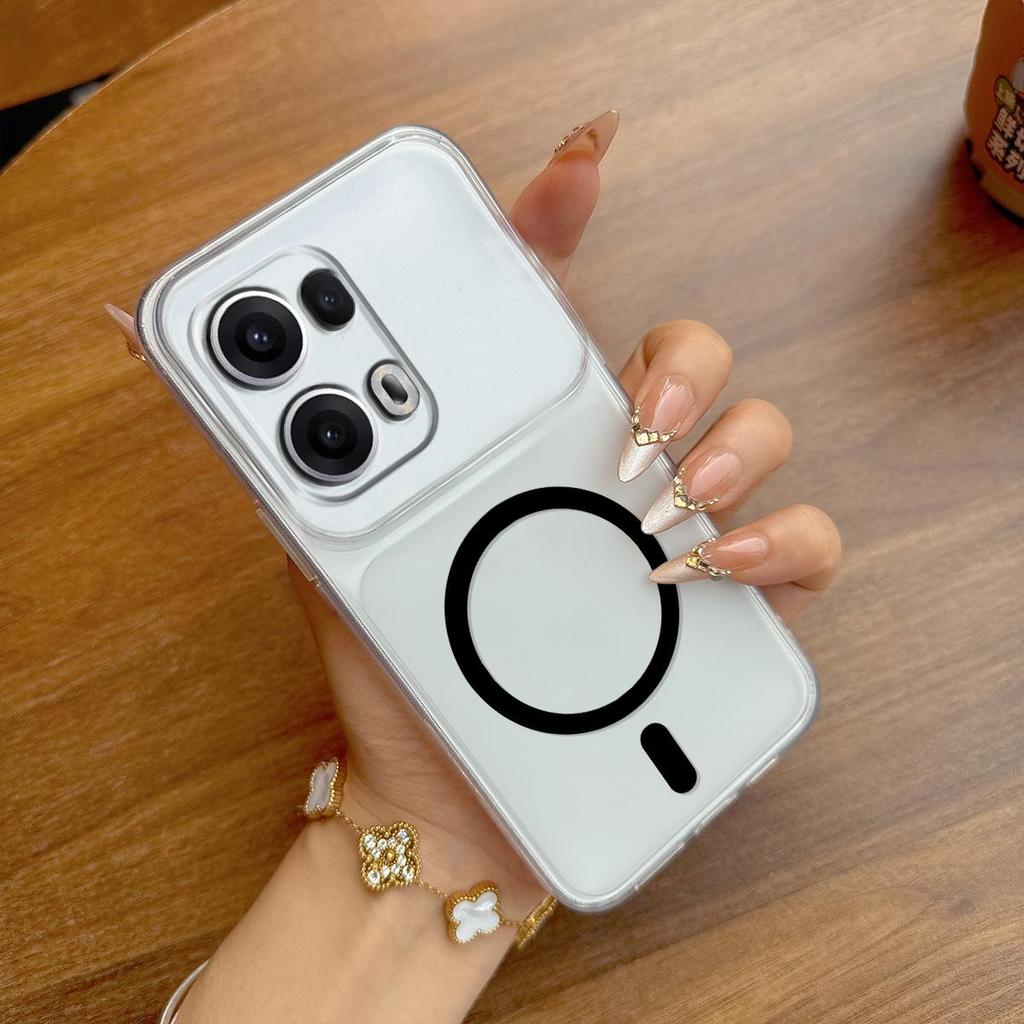 Case for OPPO Reno13 Pro 5G Anti-Fingerprint Matte Cover Big Camera Window Clear Edge Casing