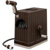 Full Cover Hose Reel with Faucet 12mm Inner Diameter Threaded Water Type Switching Brown EX, 30m, Joint, Hose, Pressure-Resistant Hose,