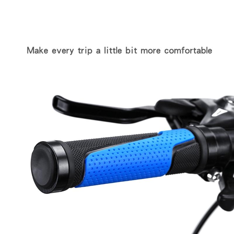 1 Pair Mountain Bike Handlebar Grips Bicycles Rubber Cover Handlebar Bar Grips