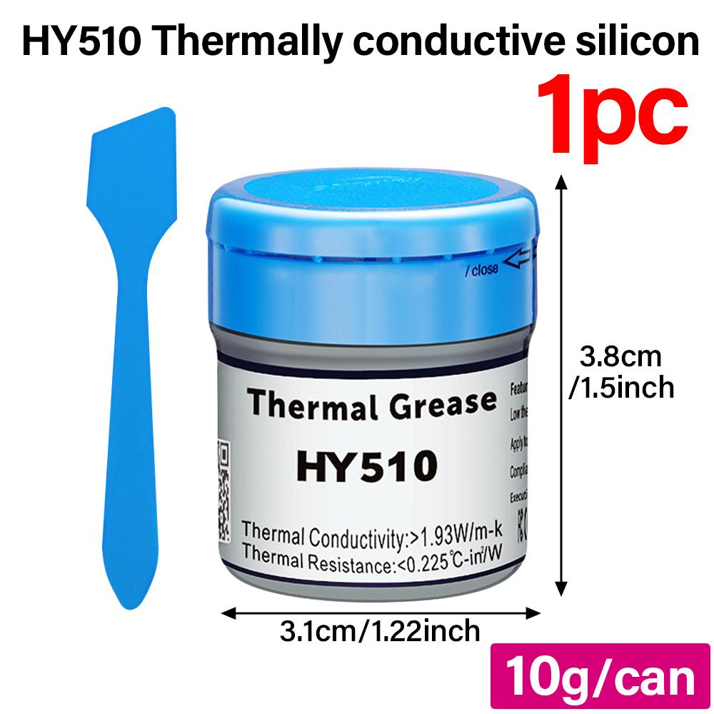 HY510 10G Gray Heat Dissipation Paste Desktop Computer CPU Silicone Grease Graphics Card Thermal Conductivity Paste Cooling