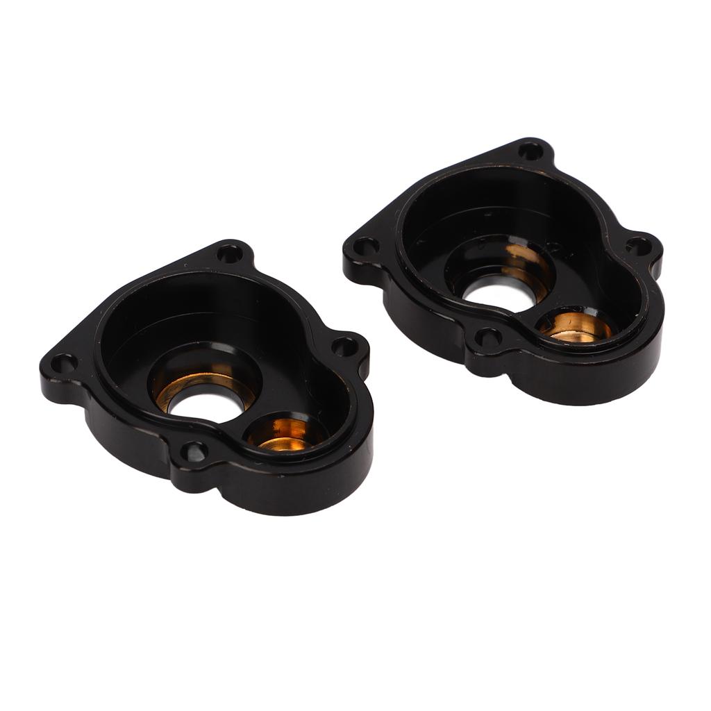 2pcs RC Steering Knuckle Cover Brass Black Remote Control Accessories for RGT EX86190 LC76 1/10 RC Crawler