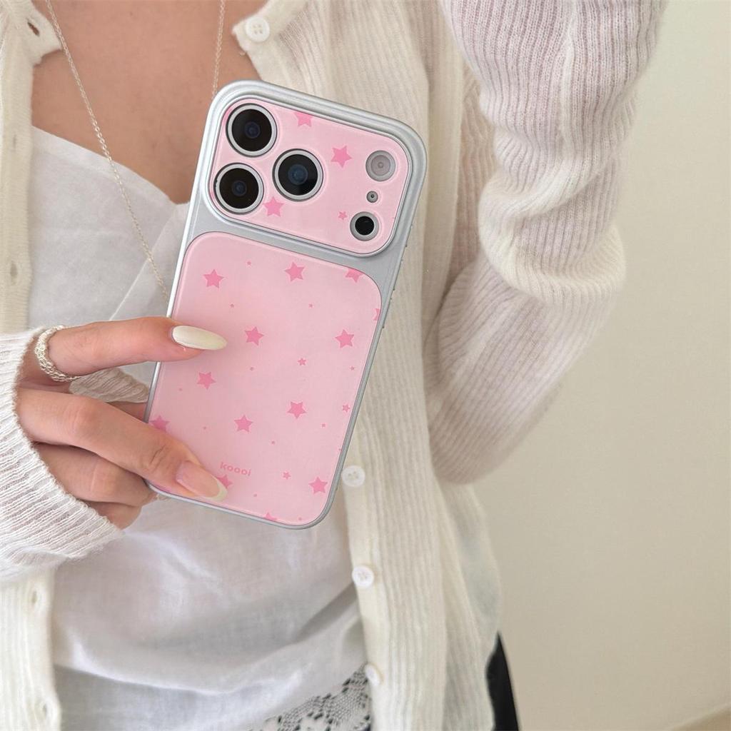 Large Window Star Anti-Fall Phone Case for iPhone 14/13 Pro Max
