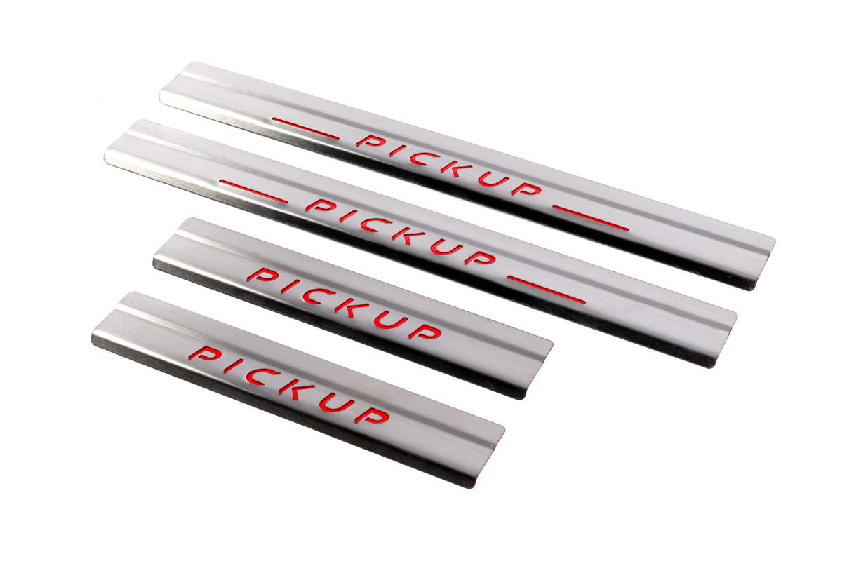 

Door sills Carmos V1 (4 pcs, stainless steel) for Nissan NP300 1999-2015