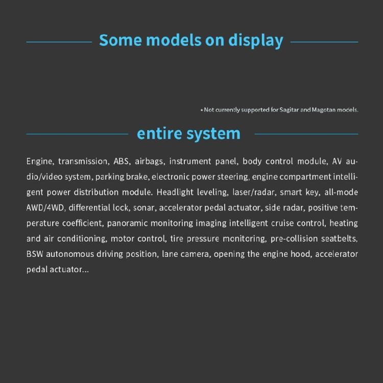 Universal Portable OBD2 Automotive Tester For Vehicles Multiple Language Interfaces Fault Analysis Emission Check Tool