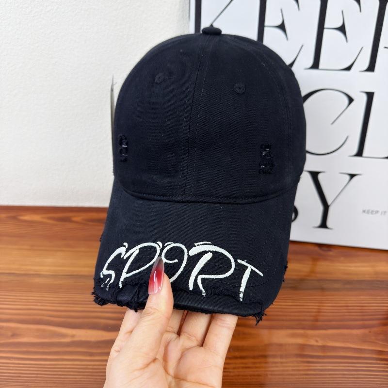 American Retro Washed Broken Spring And Summer Baseball Cap Female Cap Showing Small Face And High Quality