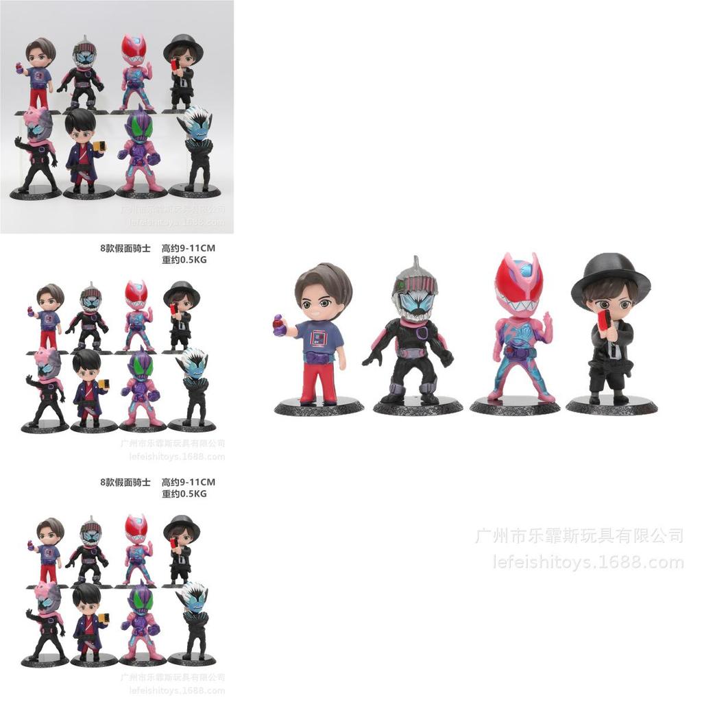 Masked Superhero Knight Action Figure Toy Model Doll Machine Gashapon Souvenir