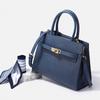Couro genuíno, bolsa feminina livre para mães, nova bolsa de mão média de alta qualidade, bolsa feminina versátil de grande capacidade para usar a tiracolo