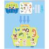 Kids Early Education Diy Quiet Book Paper Cutting Matching Puzzle Toy