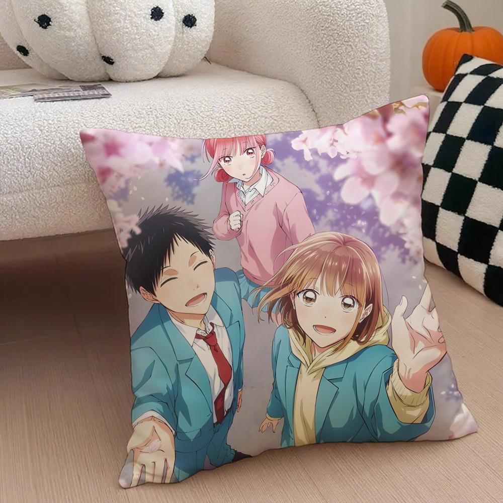 

Heartwarming Sports Japanese Anime BBlue Box Cushion Cover Throw Pillow Cover Hidden Button Durable Polyester Chair Cushion 30X30cm
