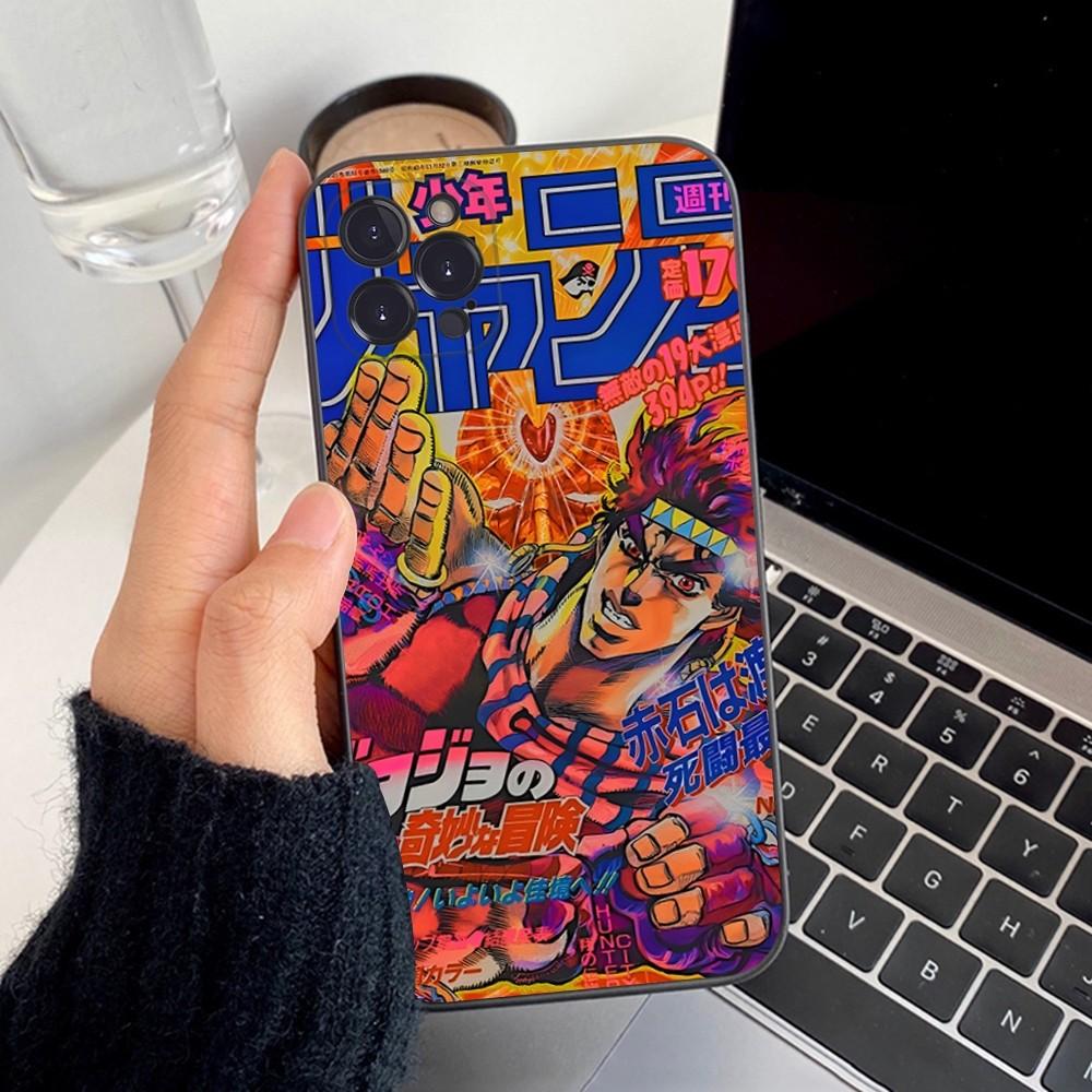 JoJos Bizarre Adventure Phone Case Silicone Soft For Iphone 16 15 14 13 12 11 Pro Mini XS MAX Plus X Cover
