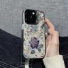 Purple Floral Bamboo Ladder Phone Case for iPhone 11-14