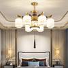 Oeny New Chinese Style Solid Wood Chandelier