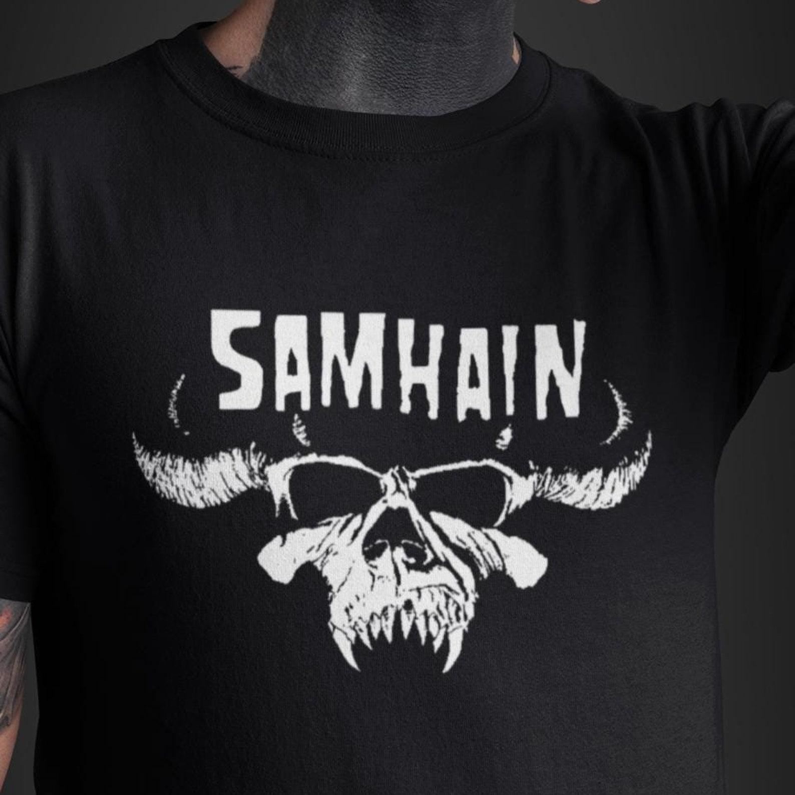 Samhain Horror Punk T-Shirt - Goth 80s Rock Tee 3XL