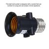 Indoor Outdoor Light Bulb Socket Living Room E27 Base PBT AC 100-240V Lightbulb Holder Home Office Hotel Garage