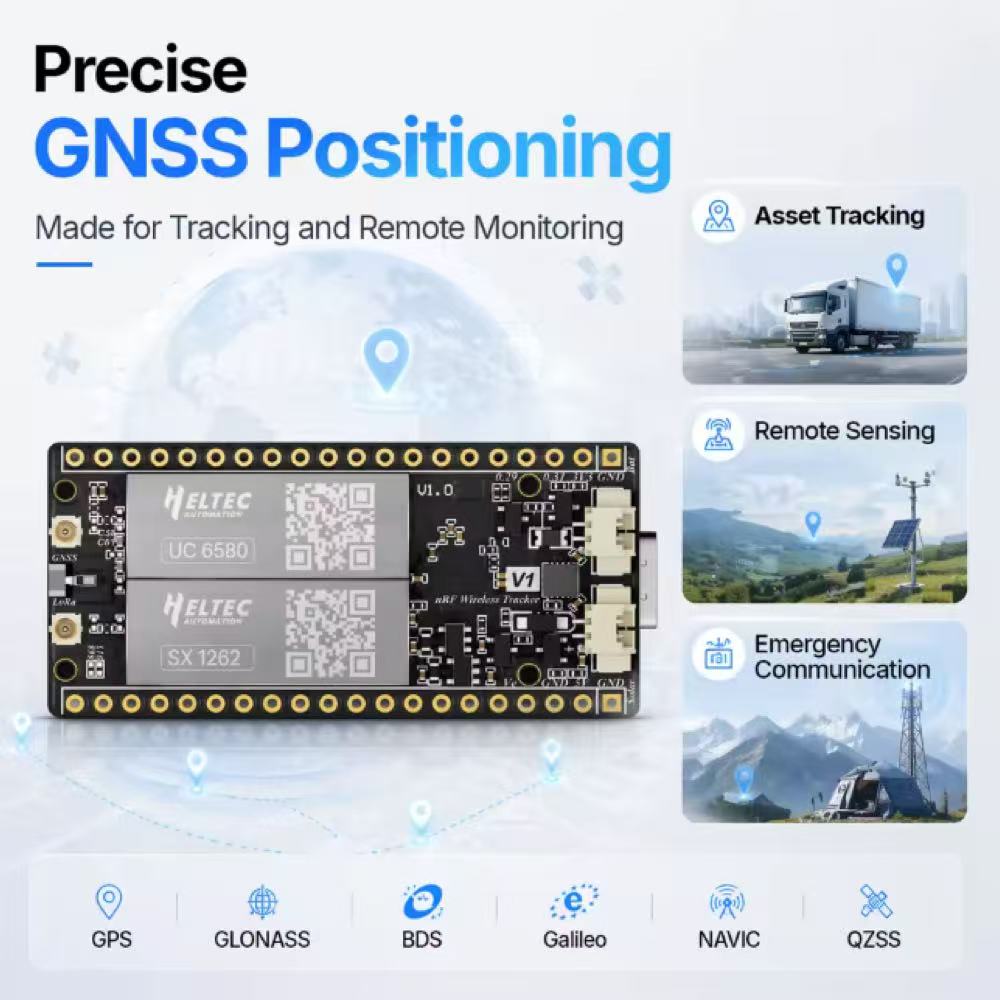 Mesh Node T096 Ultra-Low-Power Development Board, LoRa GNSS Communication Development Board Module, SX1262 LoRa Chip, 863~928MHz