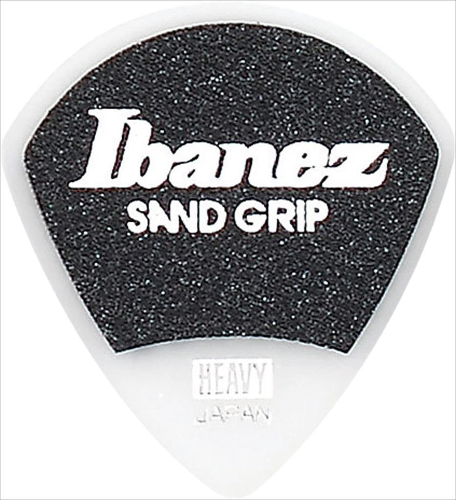 IBANEZ Grip Wizard Series Sand Grip Pick White PPA18HSGWH [HEAVY] 6-Pack