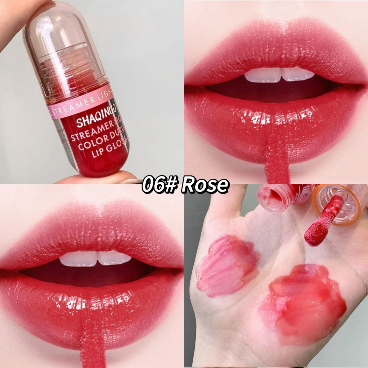 SHAQINUO Блеск для губ Streamer Light Color Durun