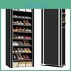 Easy-to-assemble Shoe Rack With 98 Tubes High Capacity Shoe Cabinet For Home Organization Available In Various Colors And Sizes