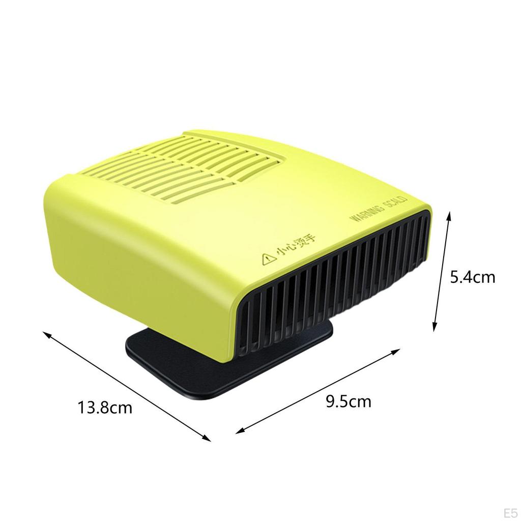 12 Încălzitor cu ventilator auto Dispozitiv de dezaburire a parbrizului 1m Bază rotativă 360° pentru mașini în timpul iernii Economisirea spațiului