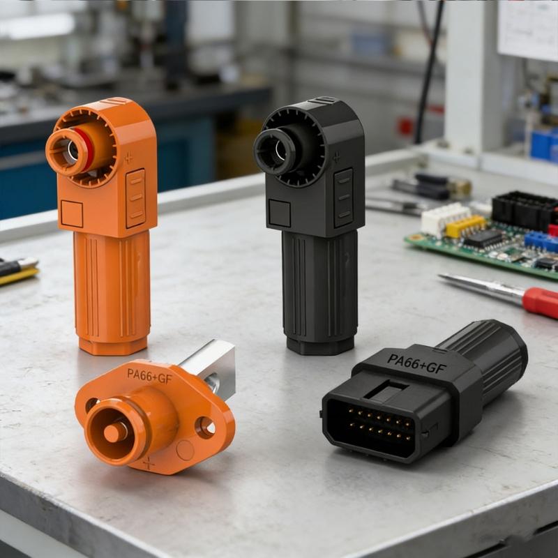 Battery Energy Storage Connector 50A Weatherproof Solar Battery Connector with Silver Copper for Industrial