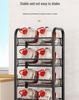 Multi-Layer Movable Kitchen Rack: Floor-Standing Storage Cart for Fruits & Vegetables