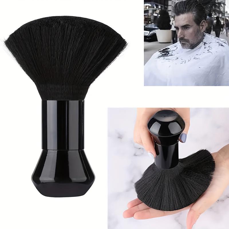 Professional Antistatic Neck Duster Brush with Soft Bristles Ergonomic Salon Tool for Barber Sweeping Brush Hairdressers