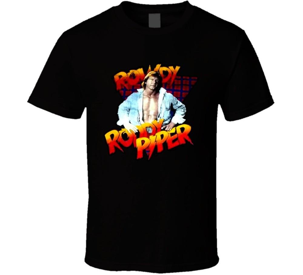 Rowdy Roddy Piper Retro Wrestling T Shirt Unisex T-Shirt S