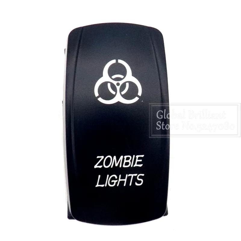 For Car Truck Marine 12V/20A 24V/10A Boat Rocker Switch Toggle 5Pin SPST / 7Pin DPDT ON-Off Switch with LED Light
