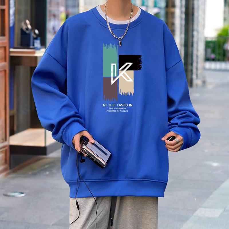 Moletom masculino de veludo grosso e pesado - Outono/Inverno Retro Trendy Hong Kong Style Couples Jacket