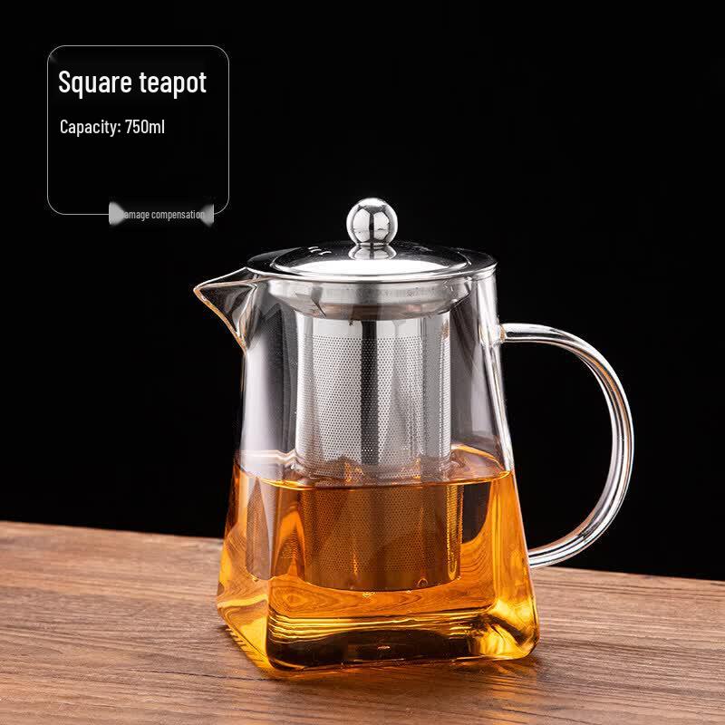 Yuluo Heat-Resistant Glass Tea Maker with Infuser and Filter