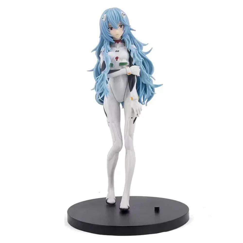 Genesis Evangelion Anime Figūrėlė EVA Ayanami Rei Asuka Dvimatės Modelio Važiuoklė Darbalaukio Ornamentas Lėlės Žaislai