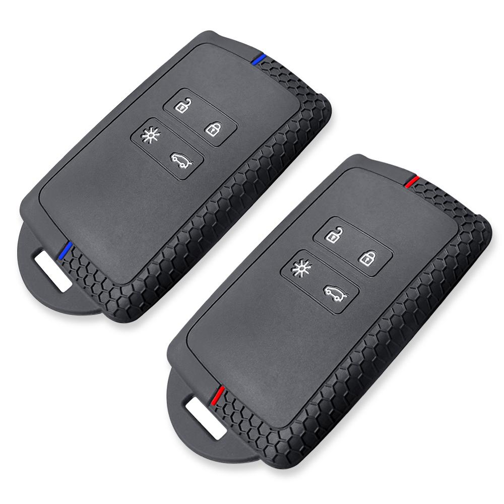 Silicone Car Key Case Cover for Dacia Duster Logan 3 Jogger Sandero for Renault Clio 5 Megane 4 Zoe Kadjar Captur Arkana Koleos