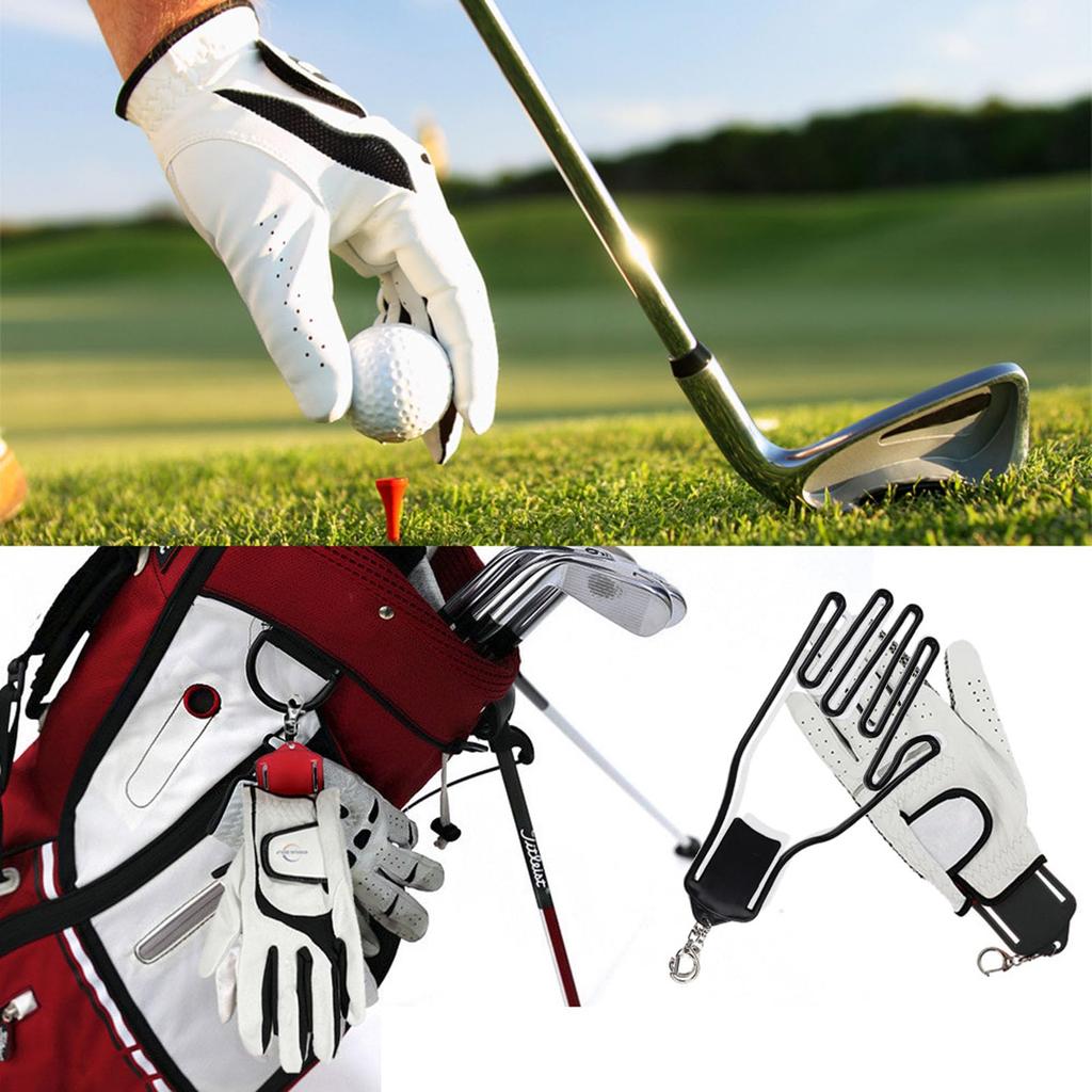 Golf Glove Holder Golf Glove Hanger Hanger Convenient glove storage holder that prevents deformation and drying of gloves [Prevents Deformation]