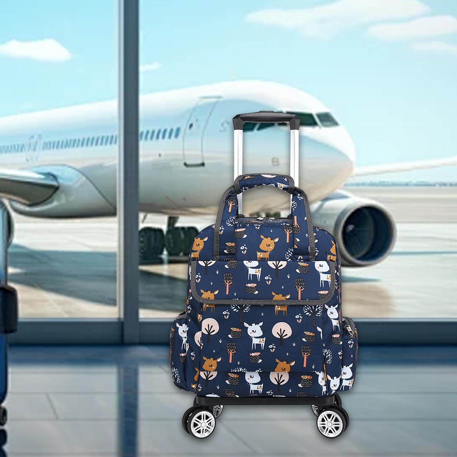 

Travel Duffel Bag Tear Resistant Overnight Bag Trolley Travel Luggage Bags Rolling Luggage 16 Tote Clothing Rolling Duffel Bag оленевий