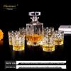 Flavinmci 2 Crystal Glass Whisky Decanter & Glasses Set
