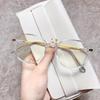 Anti Blue Light Radiation Eyeglass Frame for Women Korean Style European Trend Influencer Flat Lens for Both Men and Women