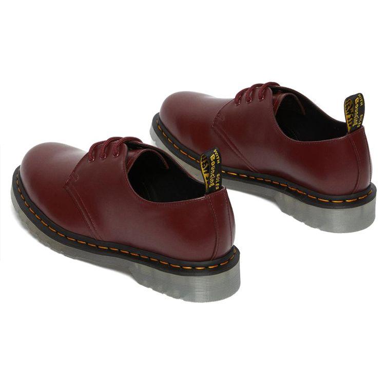 Dr. Martens 1461 Iced Hladká kůže Ležérní ploché boty Dámské boty Třešňově červená 26651600