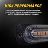 Car 10-LED Strobe Emergency Surface Lamps Mount Flashing Lights For Truck Pickup