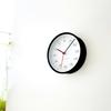 KATOMOKU plywood clock, 24S, black, km-151BKS, wall clock with continuous second hand, 20.2cm diameter (SKP quartz clock)