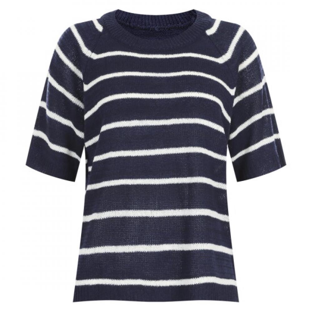 Shop Women S KniT T ShirT Navy Frb Wkn 20622