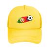 Portugal Flag Soccer Ball Casquette Women Unisex Outdoor Hats  Adjustable Snapback Hat New Baseball Caps