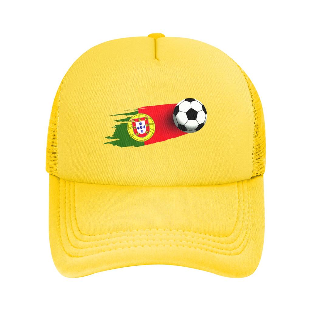 Portugal Flag Soccer Ball Casquette Women Unisex Outdoor Hats Adjustable Snapback Hat New Baseball Caps