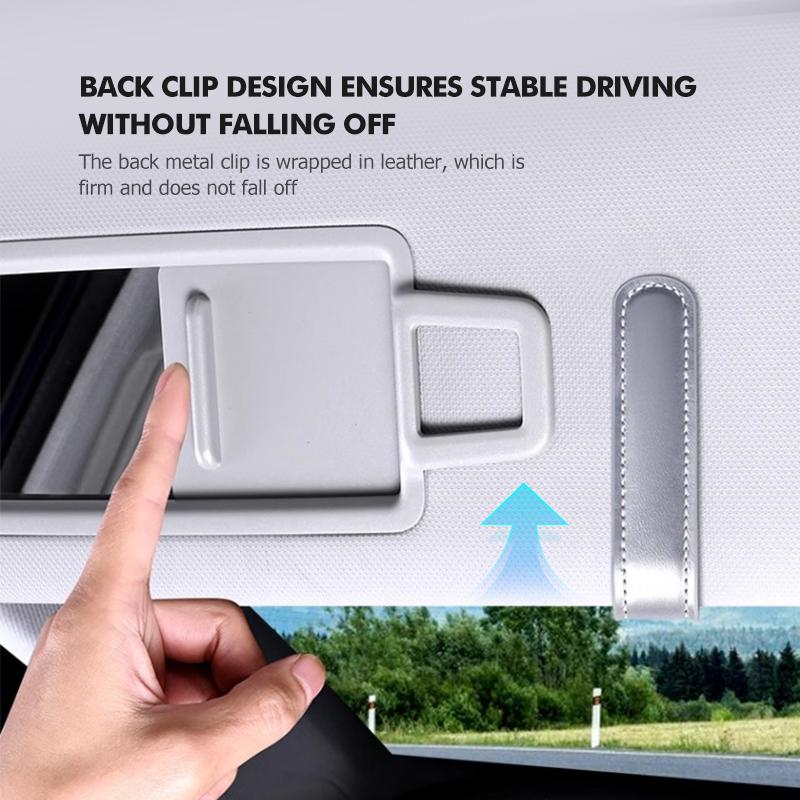 For KIA Car Glasses Holder Suede Sunglasses Storage Clip Accessories Cerato Proceed Venga Sedona Forte Stonic PicantoED1 