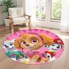 Paw Patrol Round Floor Mat Suitable for Living Rooms Game Room Study Room Bedrooms Antislip Round Carpet Decorate Offices Spiritual Gift