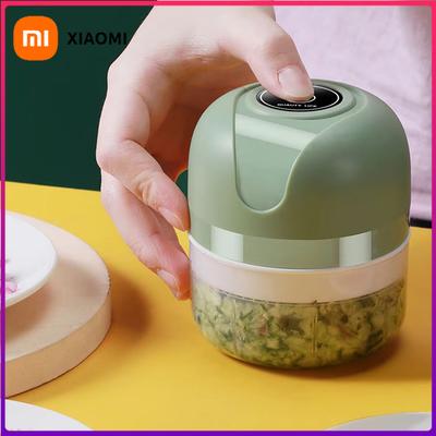 Xiaomi Mini Elektrischer Fleischwolf 250ML Knoblauchpürierer Zwiebel Ingwer Chili Hackmaschine Küchen-Küchenmaschine
