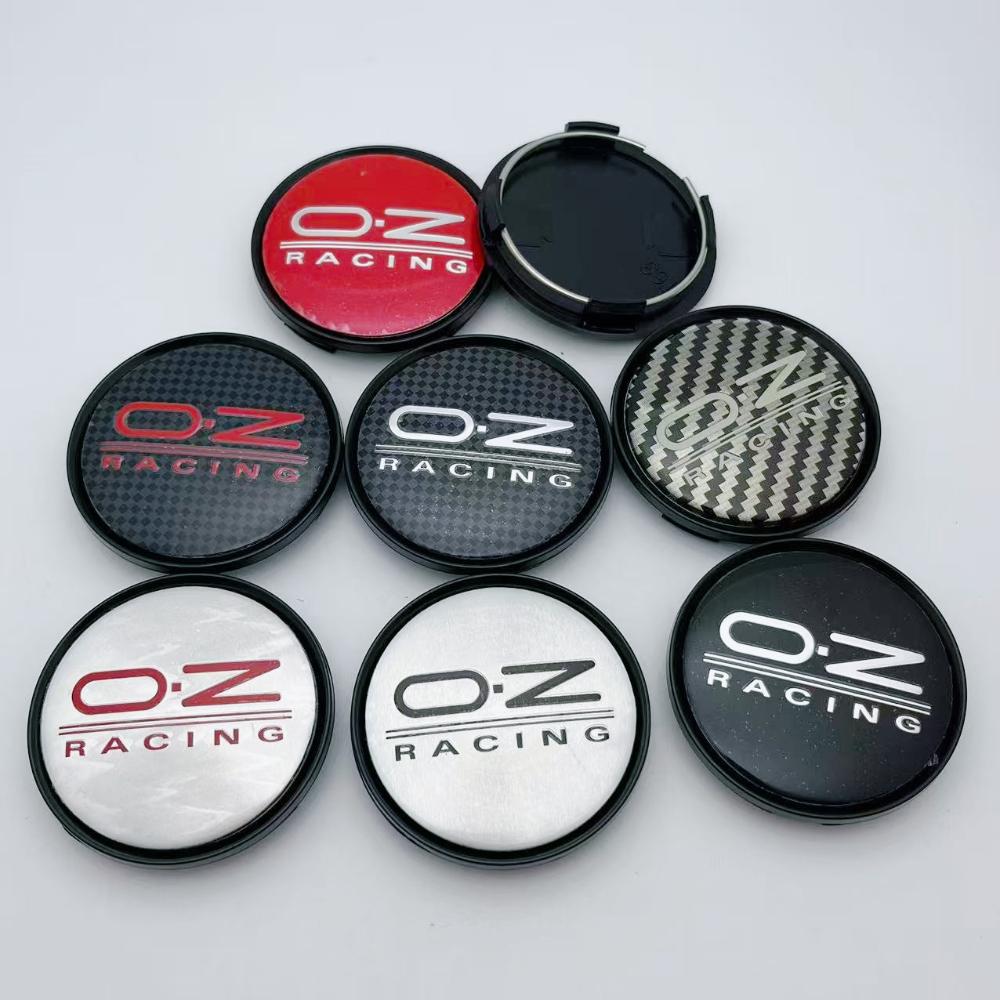 4pcs 63mm 58mm OZ O.Z Racing Logo Emblem Badge Car Wheel Center Cap Wheel Hubcap Rims Dust Cover M592 Car Styling Accessories