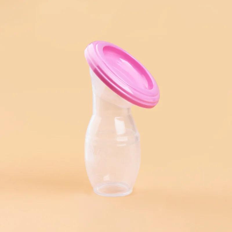 Baby Feeding Manual Breast Pump Partner Breast Collector Automatic Correction Breast Milk Silicone Pumps Maternity Products BPA