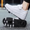 Lightweight Two-Wheel Roller Shoes for Beginners - Unisex Kids, Teens, and Adults Roller Skates